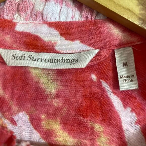 SOFT SURROUNDINGS
Big Sur Tie Dye Gauze cotton Dress - Picture 5 of 15